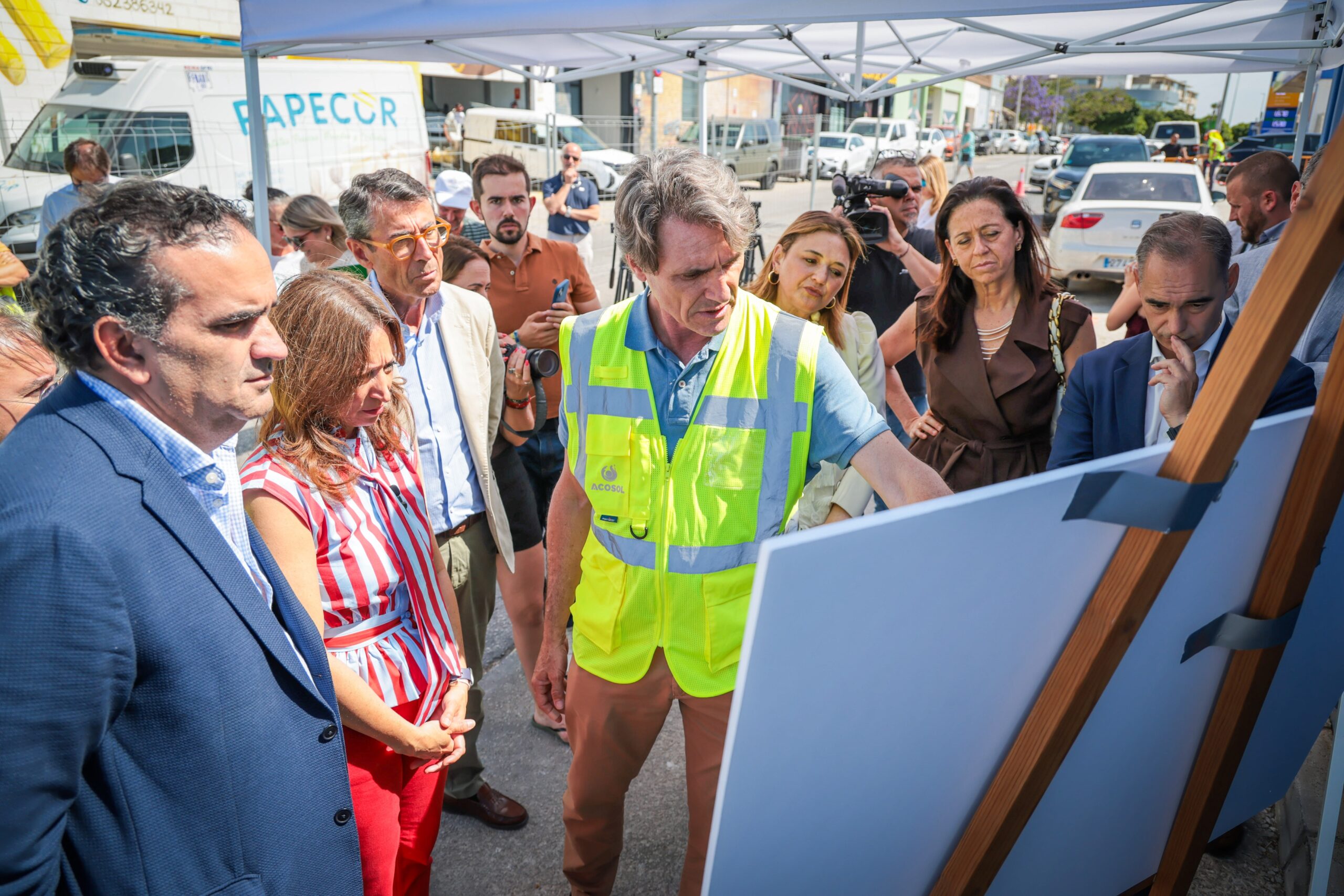 Las obras de la autovía del agua entre Torremolinos y Benalmádena superan el 50% de su ejecución
